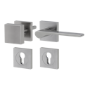Vorschaubild Griffwerk Wechselgarnitur LEAF LIGHT SIEGER DESIGN eckig - Samtgrau, Kaschmirgrau, Graphitschwarz