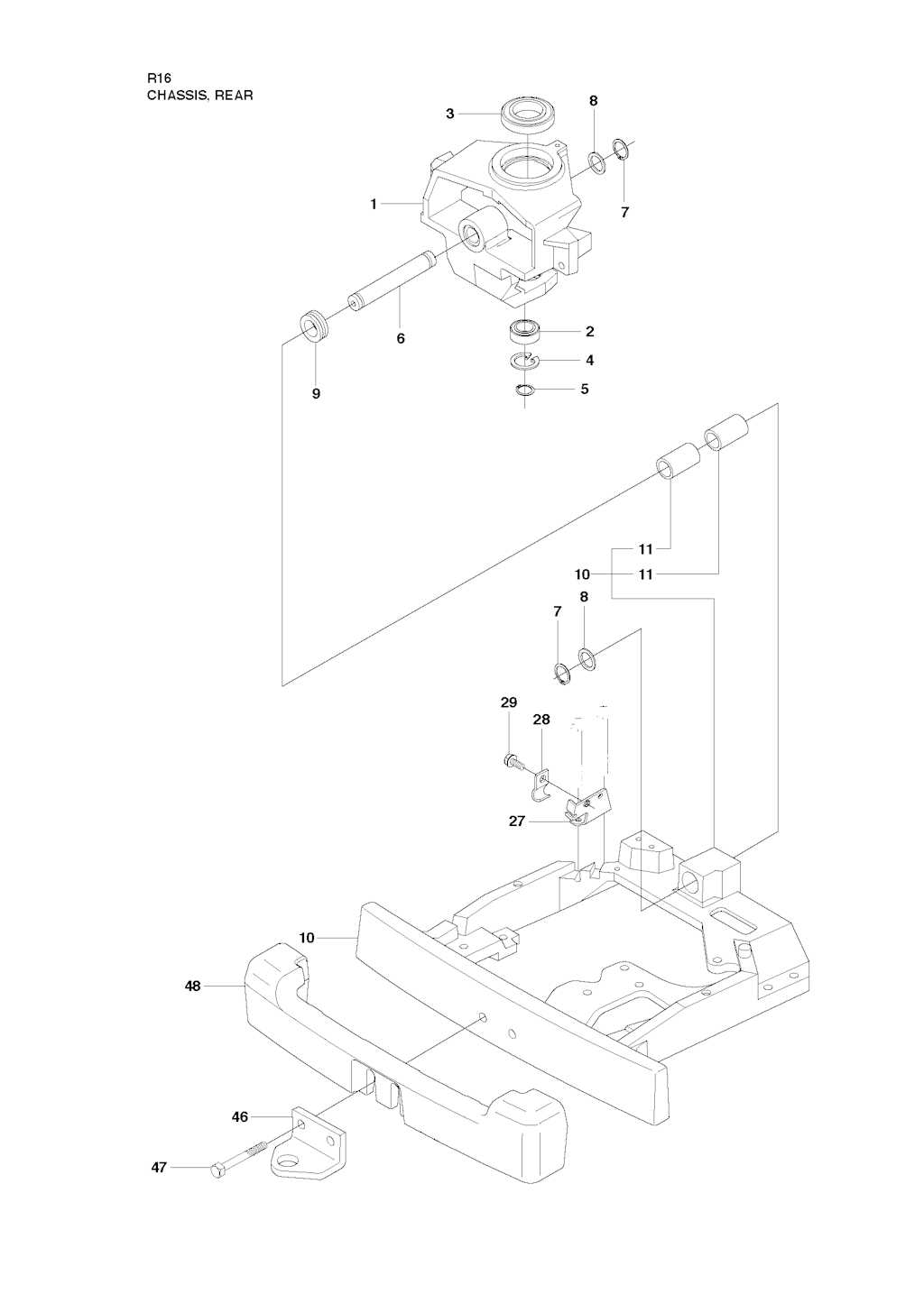 Explosionszeichnung Ersatzteile