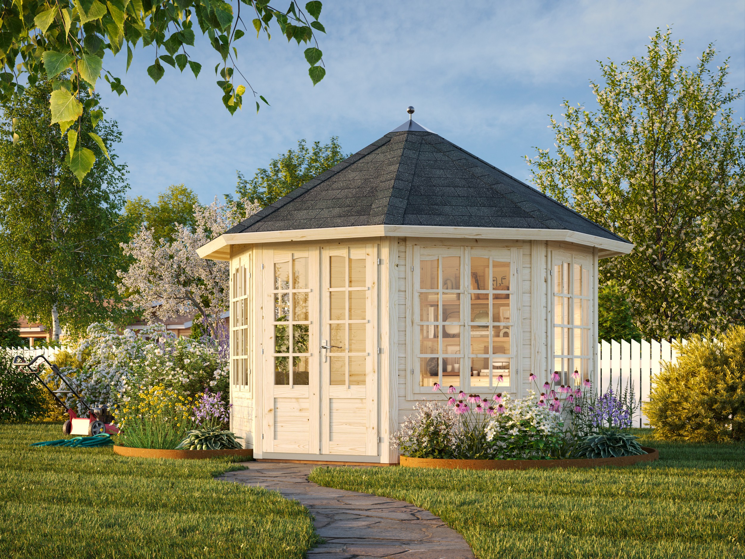 Palmako Pavillon Veronica 4 9,2 m² - 34 mm