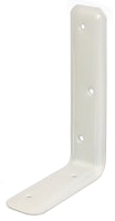 Alberts® Stützwinkel geprägt weiß beschichtet 100x160x40 mm