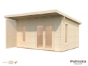 Vorschaubild Palmako Premium Gartenhaus Grace 14,5 m² - 56 mm