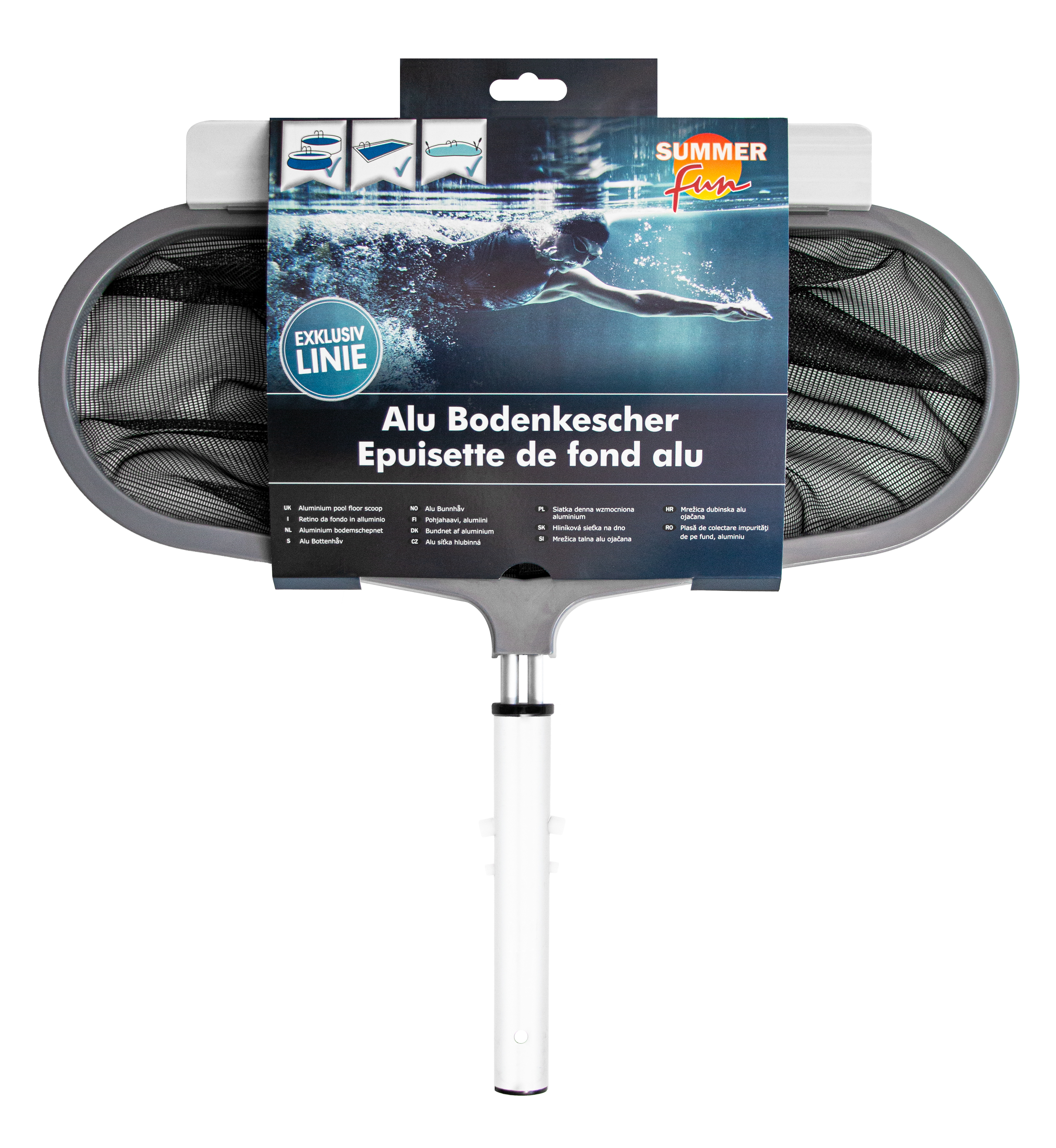 Summer Fun Exklusiv Summer Fun Zubehör Alu Bodenkescher