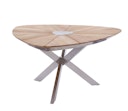 Vorschaubild Diamond Garden Tisch LYON 150 cm Triangel, Edelstahl / Recycled Teak