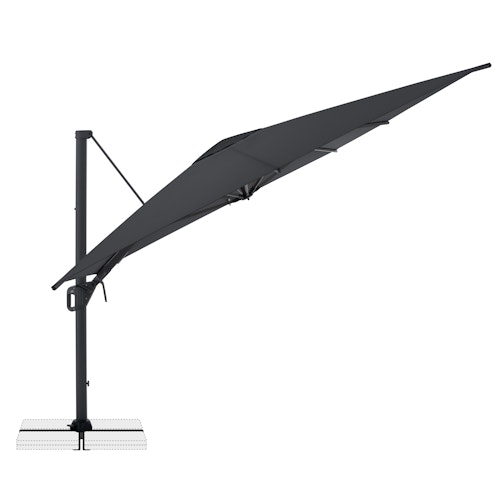 doppler Pendelschirm LIFE 300 x 400 Side, Aluminium Anthrazit / 100 % Polyester 180 g/m² 