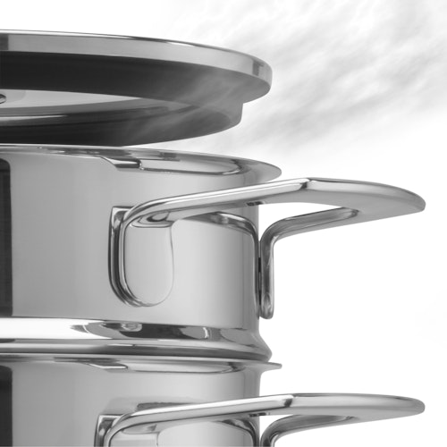 WMF Bratentopf Vario Cuisine Ø 16 cm mit Deckel und Thermometer