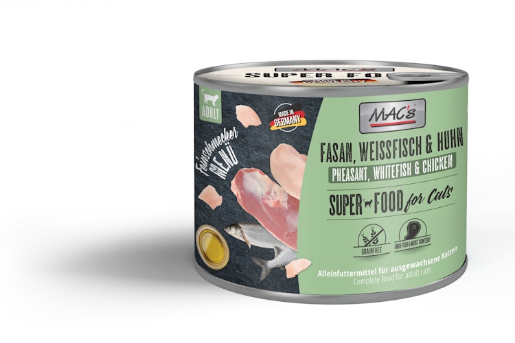 MAC's Cat Feinschmecker Menü 200g Dose Katzennassfutter