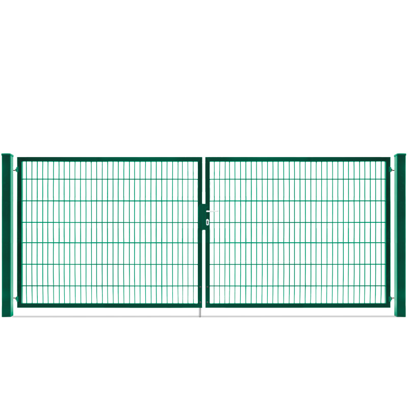 dz Flügeltor VARIO compact-2F-E-Antrieb-3560x1400-inkl.Versand-6005