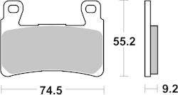 SBS Bremsbelag 860H.HF Street High Power Ceramic