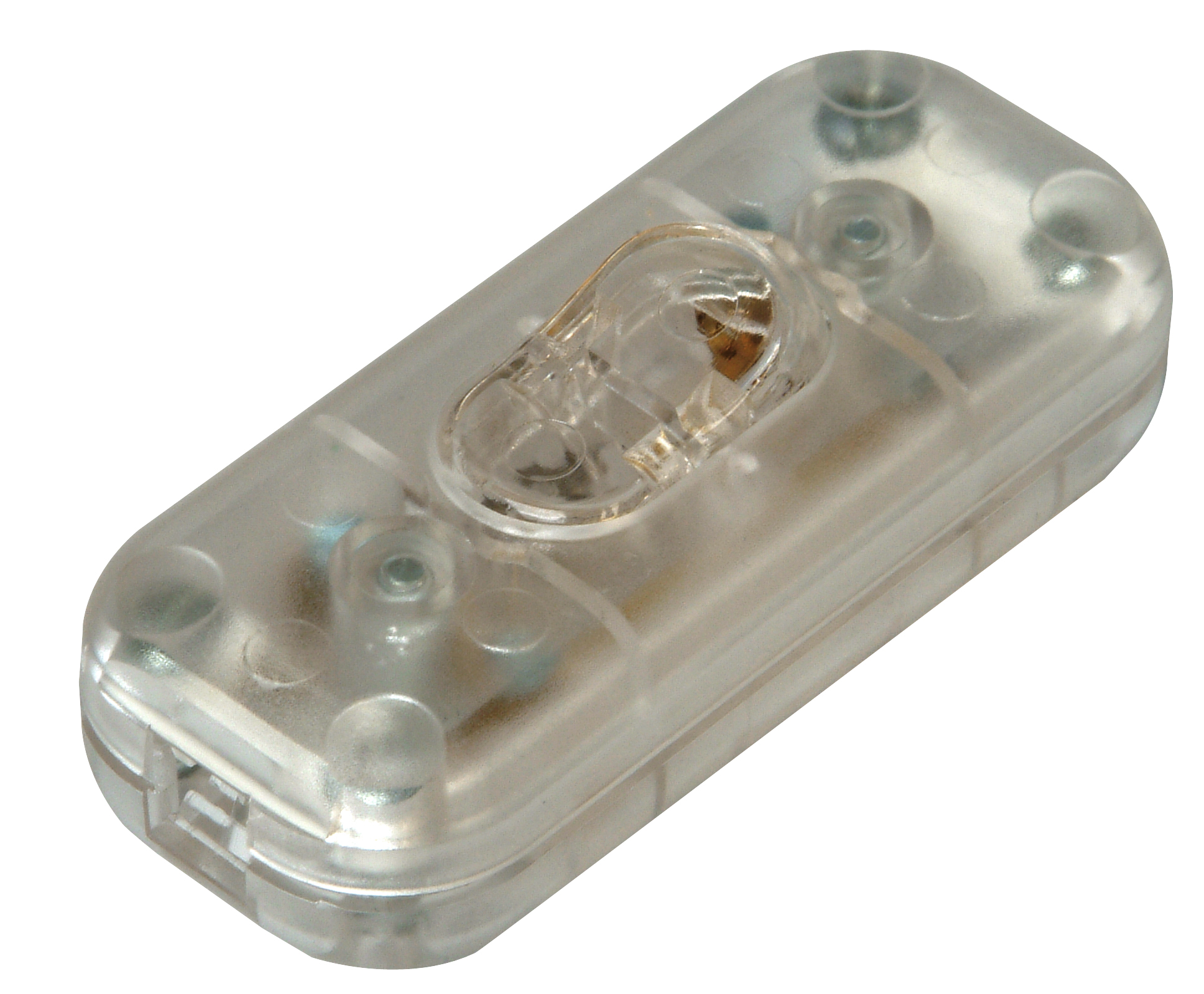 Kopp Schnurzwischenschalter 1-polig 2A transparent