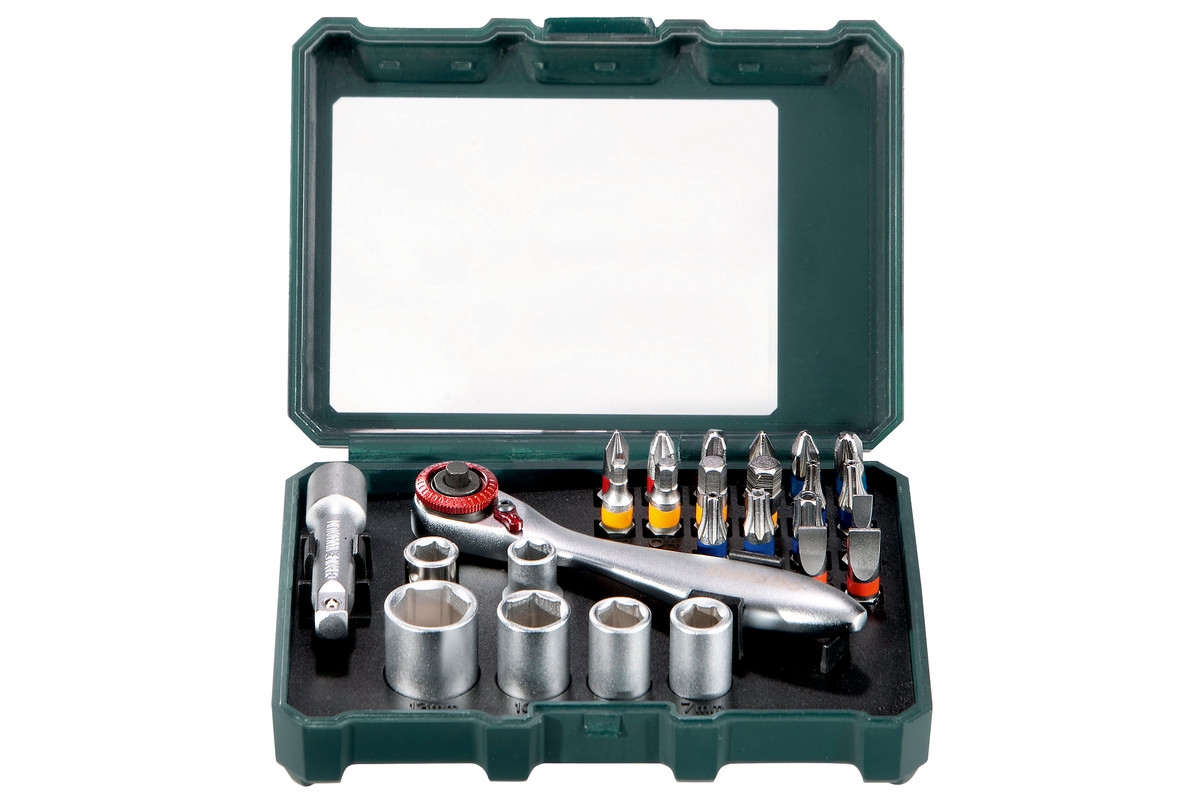 Metabo Bit-Box und Ratschenset "SP"26-teilig