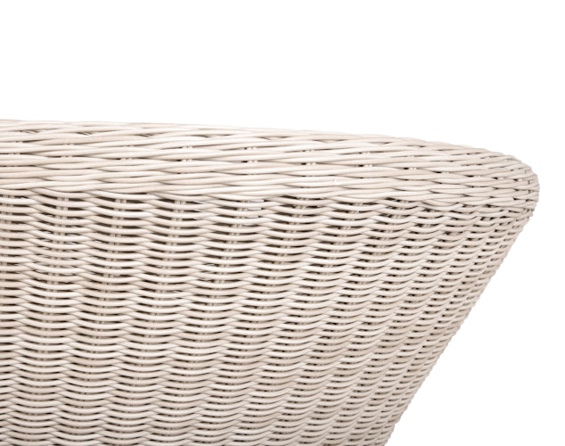 Garden Pleasure Gartenmöbel Set FREMONT / ARVADA, Tisch Ø 110 + 4 Sessel, Akazie / Polyrattan Pfeffergrau / Kissen 100 % Polyester Taupe