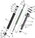 Vorschaubild CONTEC Service-Kit Nara Drop Kit A schwarz für 100 mm Verstellbereich, kompatibel f