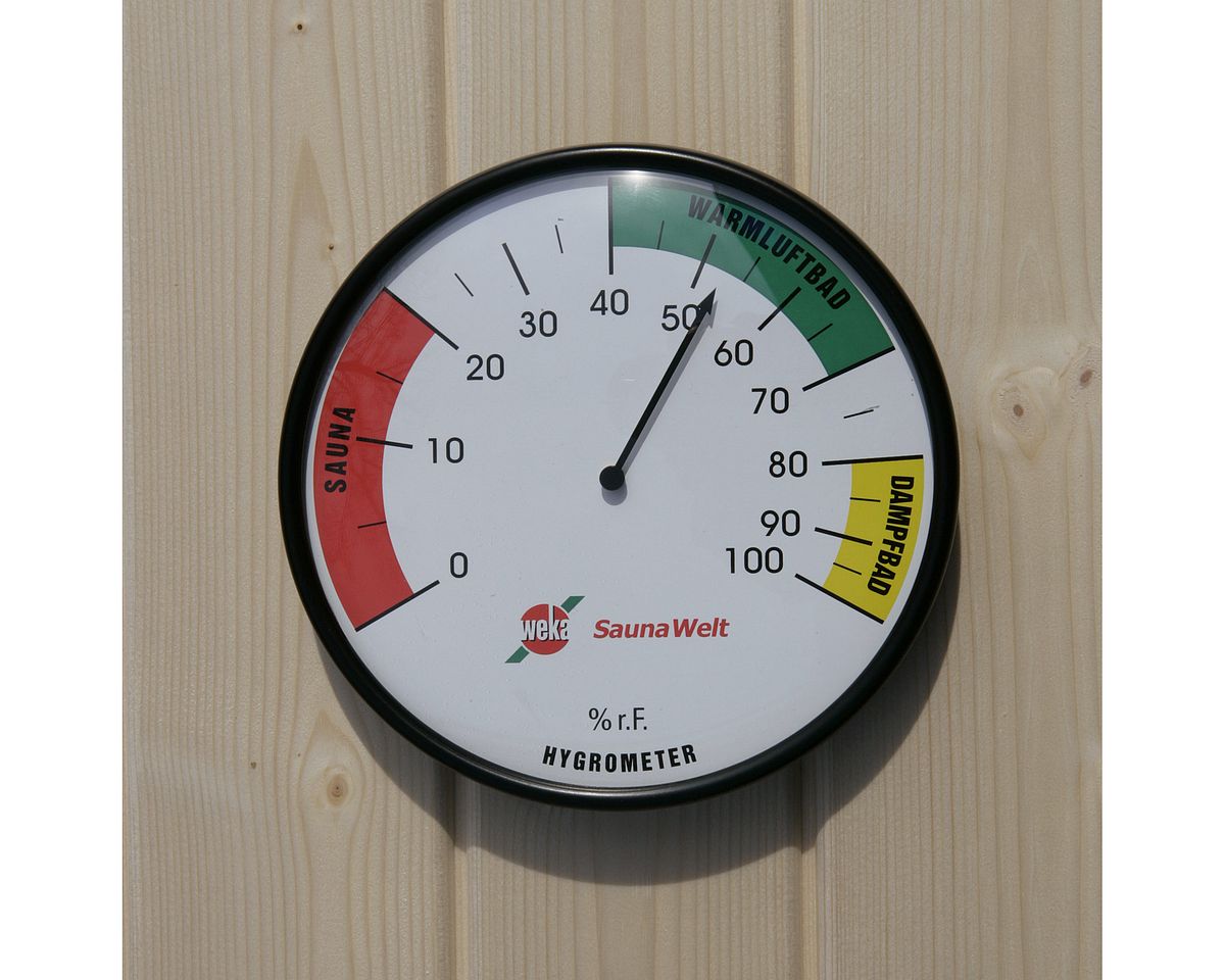 WEKA Sauna-Hygrometer, für: Saunen, weiß - weiss - Image 3