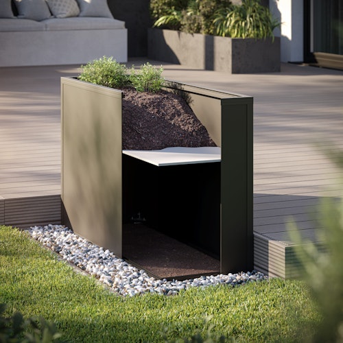 KGT Zwischenboden für Aluminium für Alu-Hochbeet 210, 45er Tiefe, pressblank