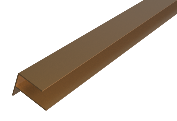 Fiberdeck WEO F-Profil Alu 65 x 80 x 3000 mm