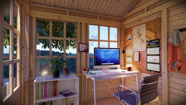 Bertilo Gartenhaus Teahouse - 19 mm