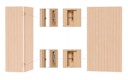 Vorschaubild Bertilo Sauna Model 1 Mini white - 58 mm