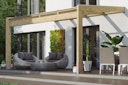 Vorschaubild Skan Holz Terrassenüberdachung Novara Breite 557 cm