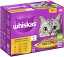 Whiskas 7+ Geflügel Auswahl in Gelee Multipack 12 x 85 Gramm Katzennassfutter
