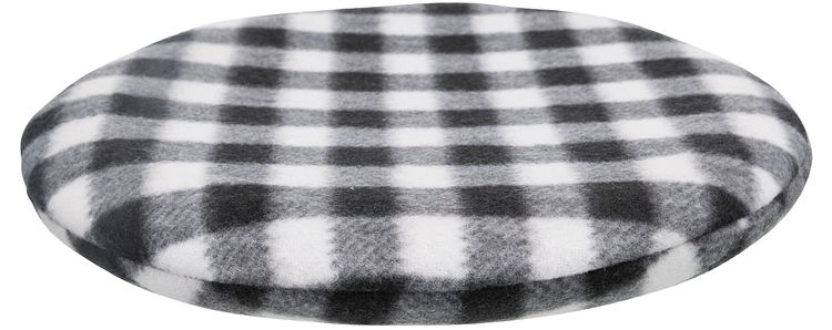 TRIXIE Wärmekissen für Mikrowelle, ø 26 cm, schwarz/weiß
