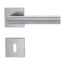 Vorschaubild Griffwerk Türgriff OVIDA Quattro Edelstahl matt - Klipptechnik