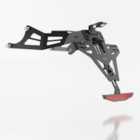 HIGHSIDER pro Kennzeichenhalter Akron-RS Honda