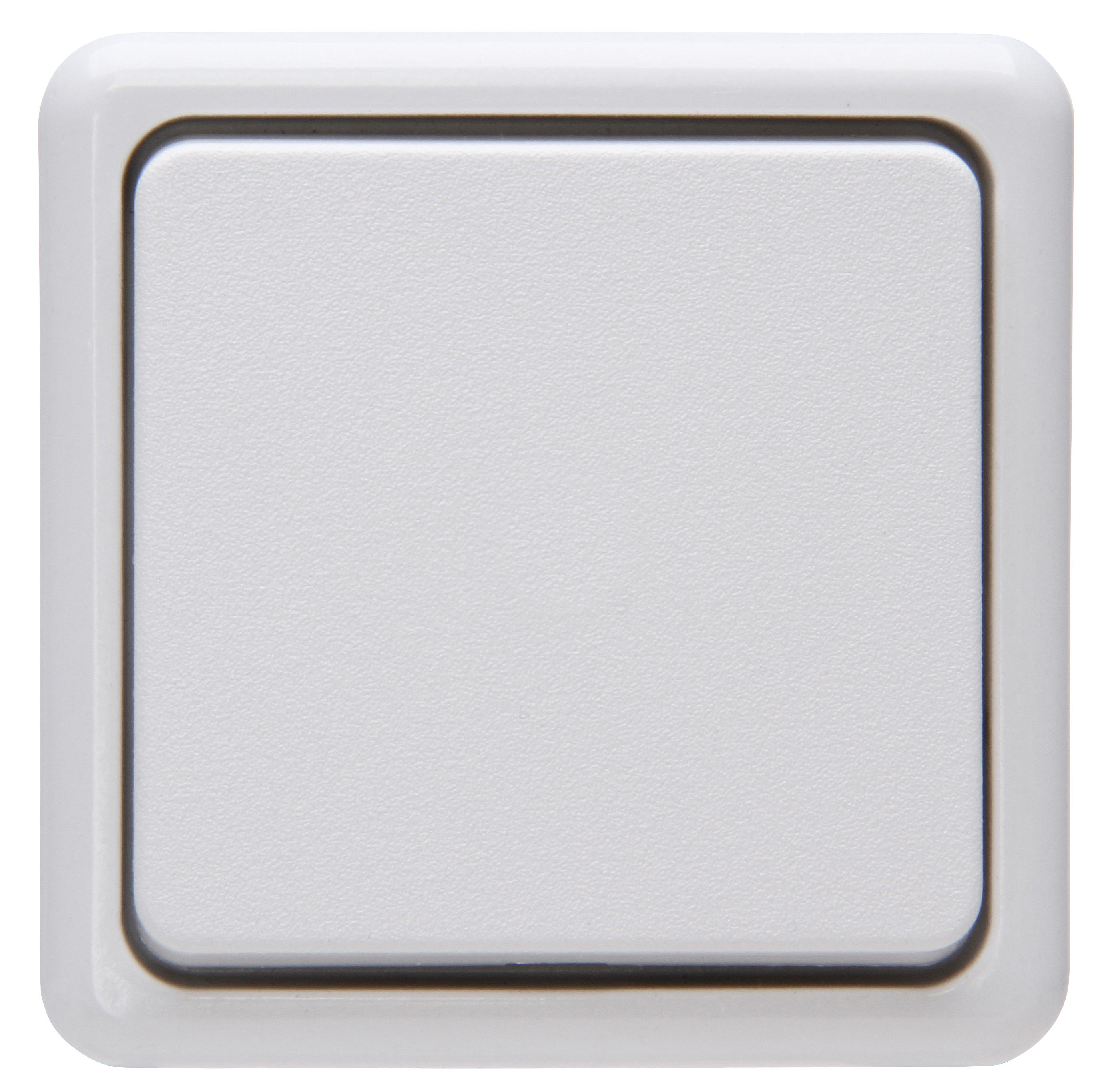 Kopp Kreuzschalter Aufputz arktis-weiß