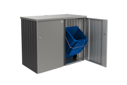 Biohort Gleichschließendes Zylinderschloss für Mülltonnenbox Alex