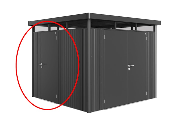 Zusatztür für Biohort Gerätehaus Avantgarde