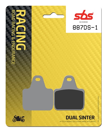 SBS Bremsbelag 887DS-1 Road Racing Endurance (Giftiger Biss)