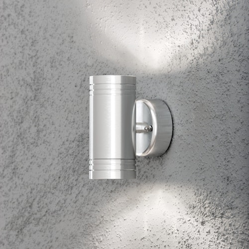 Konstsmide Wandleuchte/Strahler Monza, silber (7904-310)