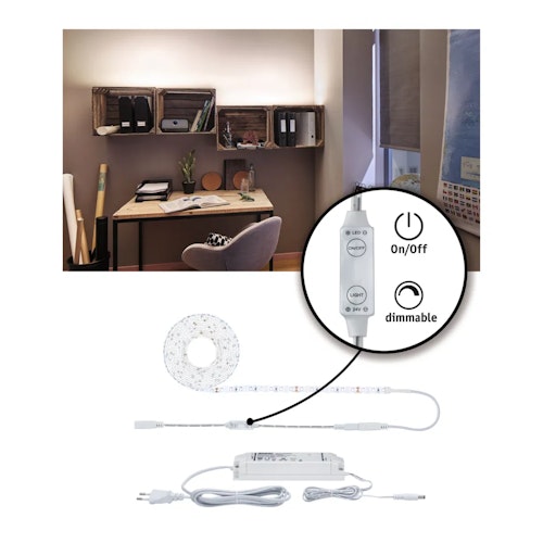 Paulmann SimpLED Power LED Strip Neutralweiß Komplettset 3m