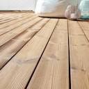 Vorschaubild OSMO Terrassendiele Thermoholz Kiefer gebürstet/geriffelt - für SenoFix 25 x 140 mm