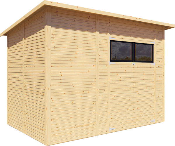 Bertilo Gerätehaus Pent Modern 4 - 18 mm