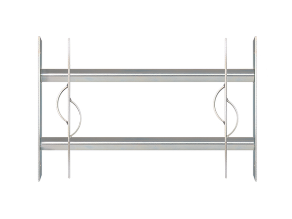 Thumbnail - Alberts® Fenstergitter Secorino Style,ausziehbar,galv.blau verzinkt,HxB-B 300x500-650mm