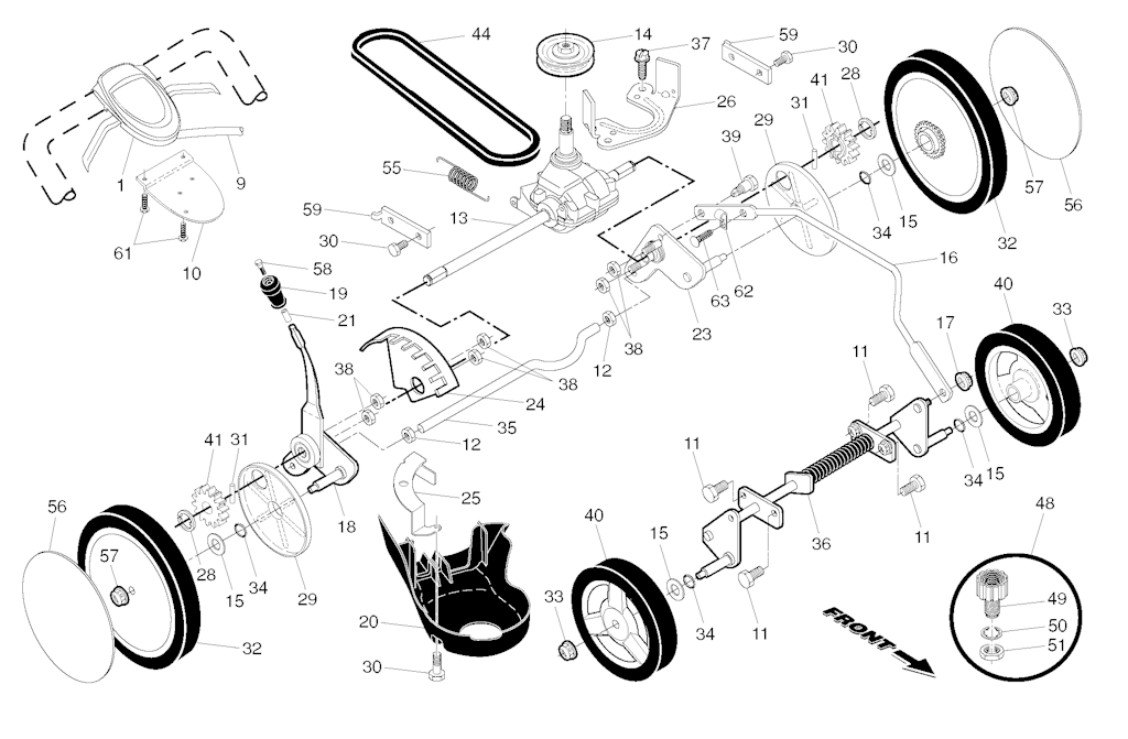 Explosionszeichnung Ersatzteile