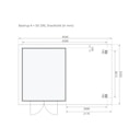 Vorschaubild Karibu Woodfeeling Gartenhaus Bastrup 4 naturbelassen - 28 mm