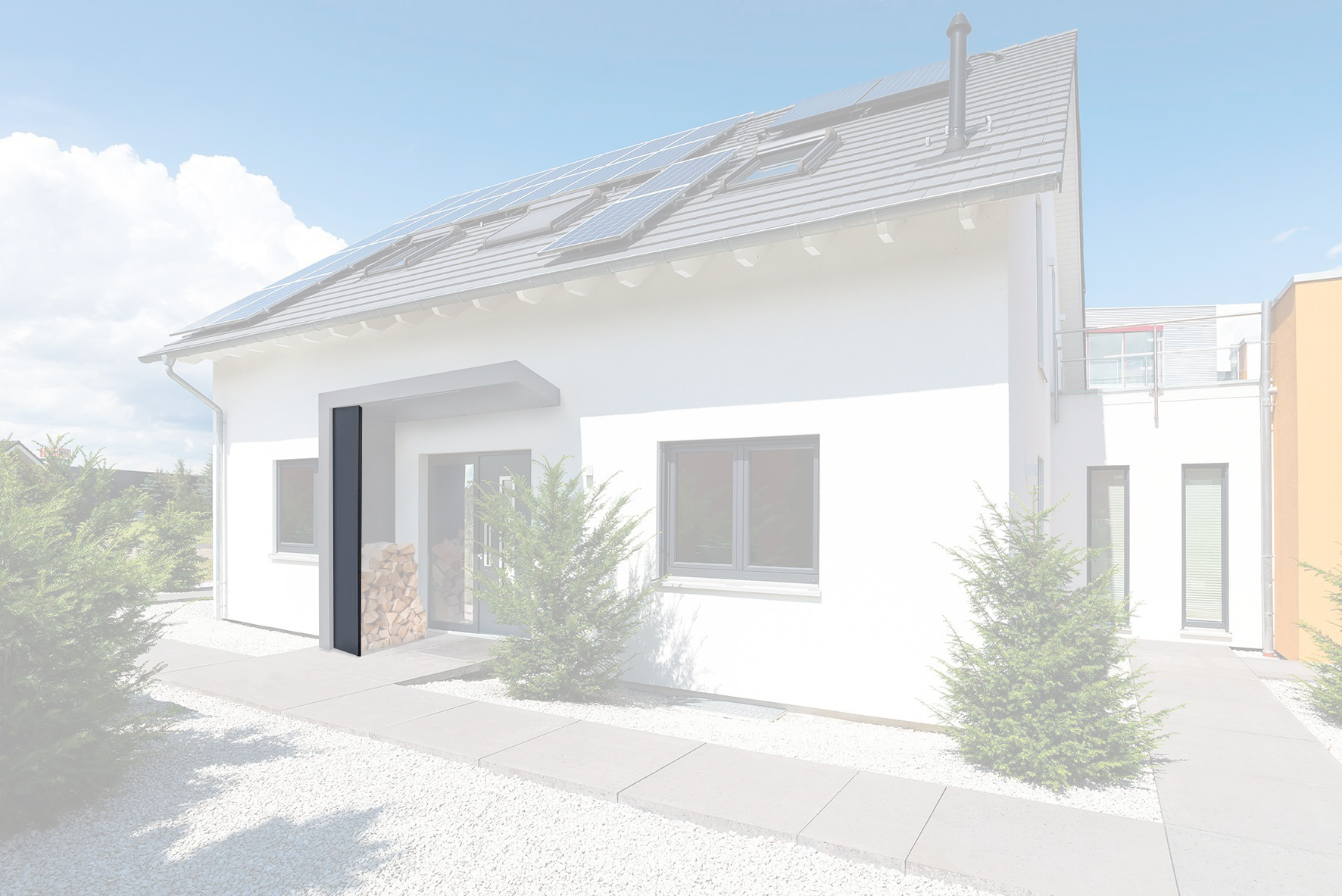 Gutta Blende BS Depot B 33 x H 220 cm Anthrazit RAL 7016 Feinstrukturlack