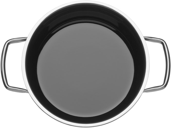 WMF Fusiontec Mineral Fleischtopf mit Deckel, 16cm, Platinum