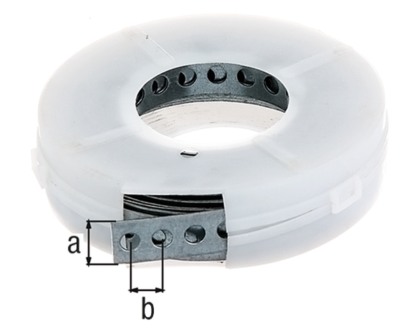 Lochband verz. 12x0,9 mm/3,0 m