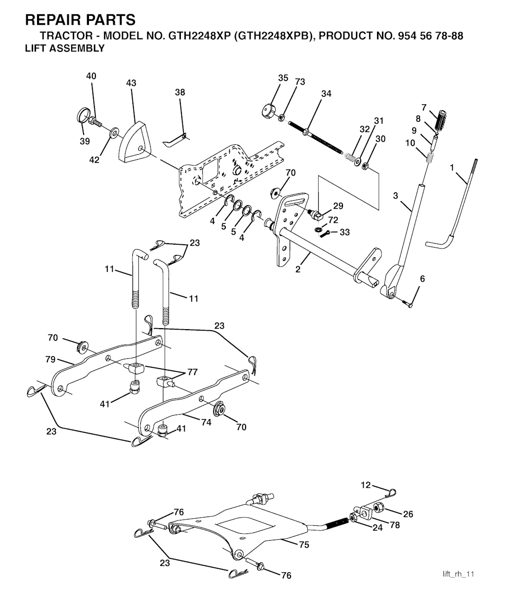 Explosionszeichnung Ersatzteile