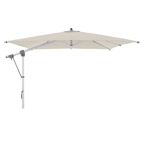 doppler Pendelschirm EXPERT 300 x 300 cm, Aluminium Silber / 100 % Polypropylen 220 g/m²