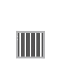 Traumgarten RAJA WPC ALU XL Anthrazit Einzeltor, 980 x 950 mm