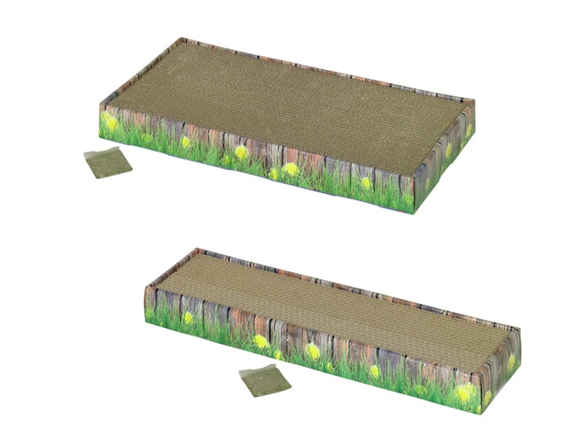 Nobby Kratzbrett aus Karton klein 48x12,5x5cm