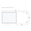 Vorschaubild Karibu Woodfeeling Gartenhaus Bastrup 8 - 28 mm