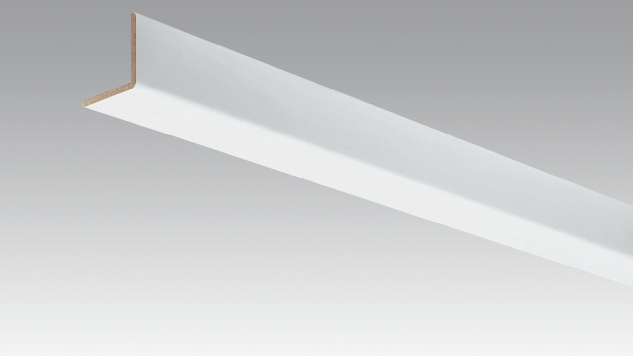MEISTER Winkelleiste groß 2380 x 33 x 3,5 mm 20126 White wall