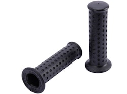 Domino Griffgummi schwarz, 118 mm geschlossen, Griffgummi "Piaggio Style" Paar, Ø 22/24 mm