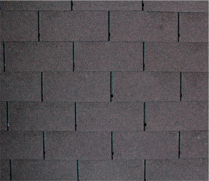 Palmako Rechteck- Dachschindeln - braun