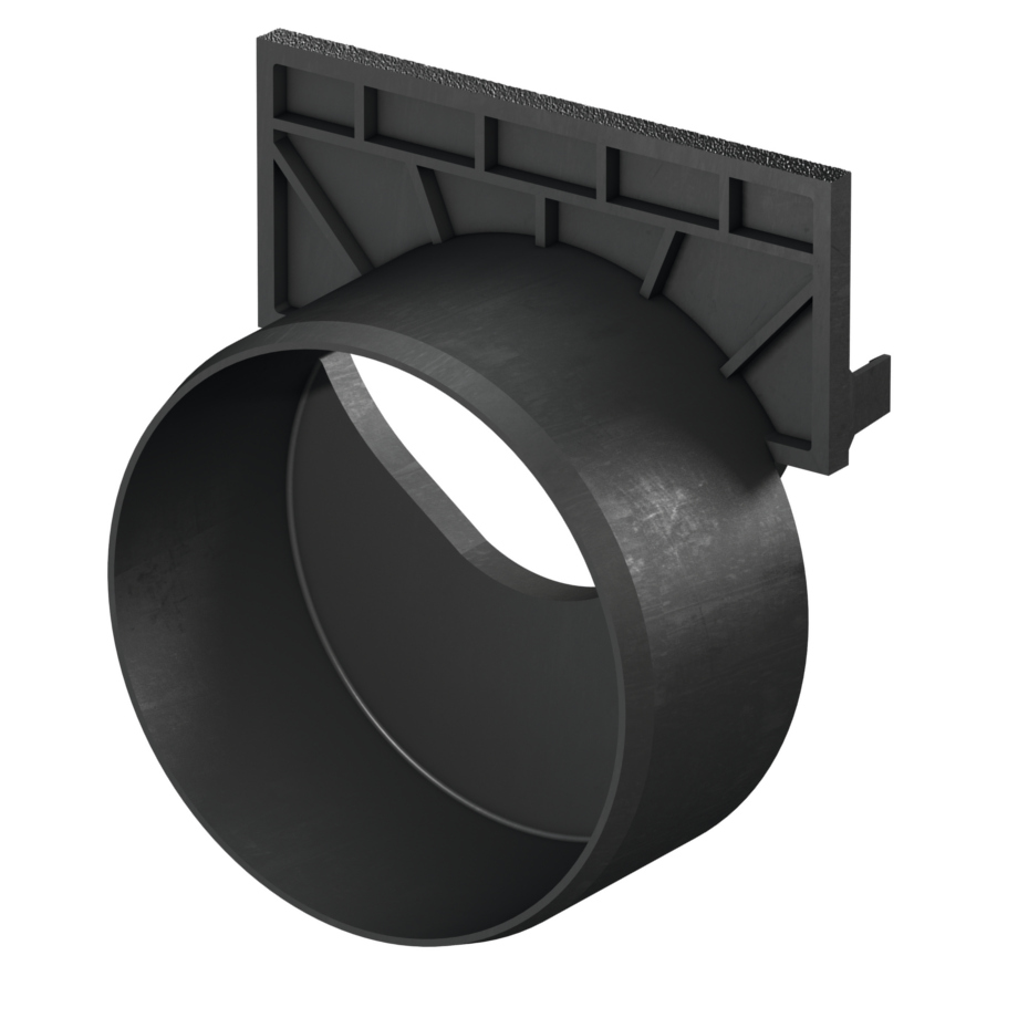 ACO Self® Stirnwand mit Stutzen