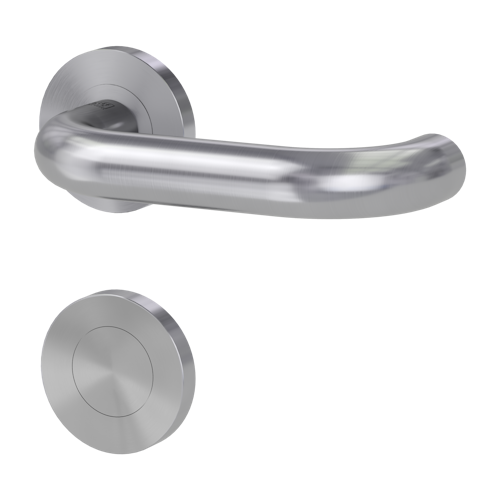 Griffwerk ALESSIA PROFESSIONAL Schraubtechnik GK4 -Edelstahl matt  Rosettengarnitur -Schraubt. -BL -TS 40-45mm